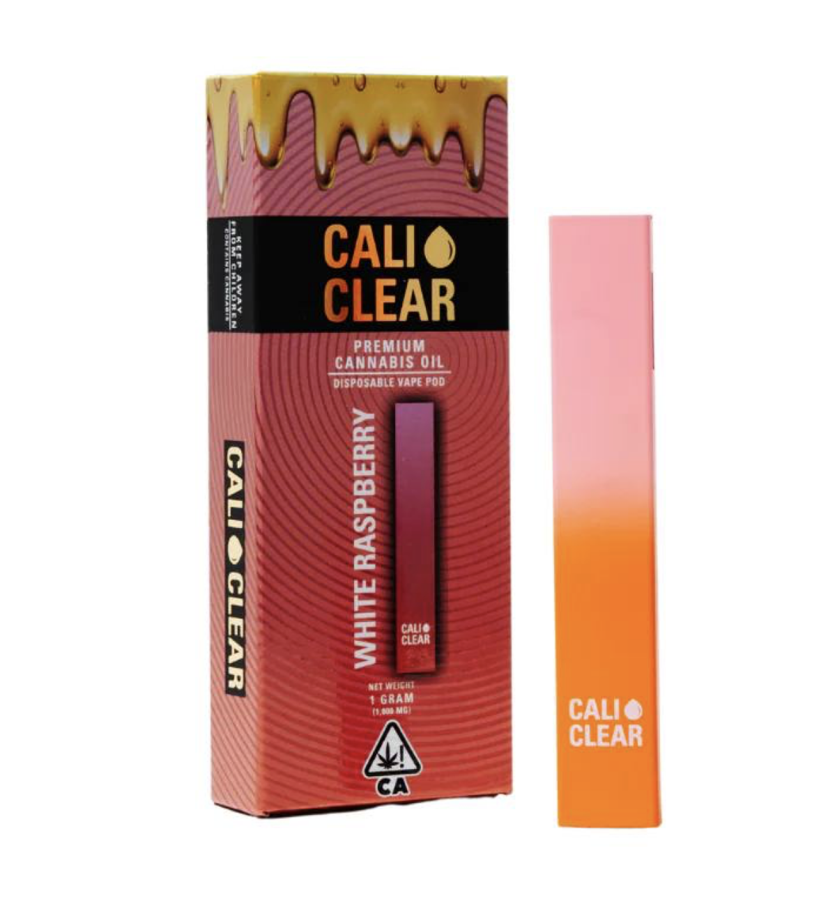 Cali Clear White Raspberry Vape